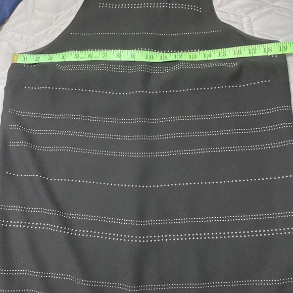 Sz Med⭐️NWT Gap Black Sleeveless Summer Dress Silver embellishment - Picture 5 of 11